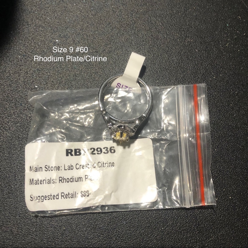 Ring Bomb Party Rhodium Plated Rings, Size 9, $50 each - Picture 3 of 6